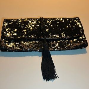 White House Black Market Sequin Clutch